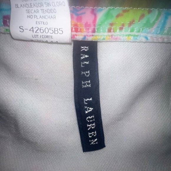 Ralph Lauren Womens Paisley Ruffle Bikini Bottom, Size Medium - Picture 5 of 9